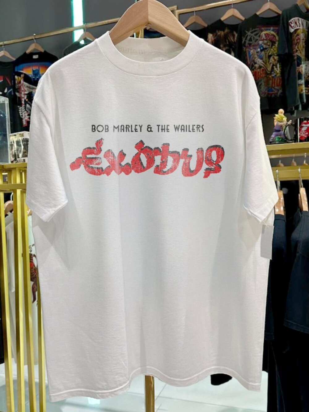 70s Exodus Bob Marley  The Wailers Rare White Tshirt